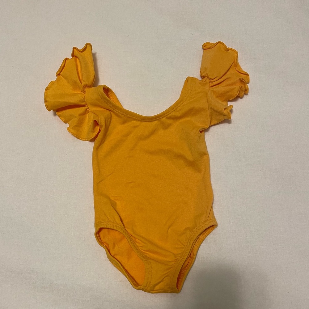 Baby leotard 6-12 months Gold, never been worn!
